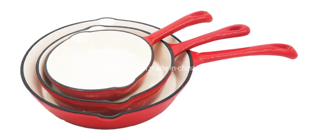 6 ′′ 8′′ 10′′ 12′′preseasoned Cast Iron Skillet Fry Pan Factory China