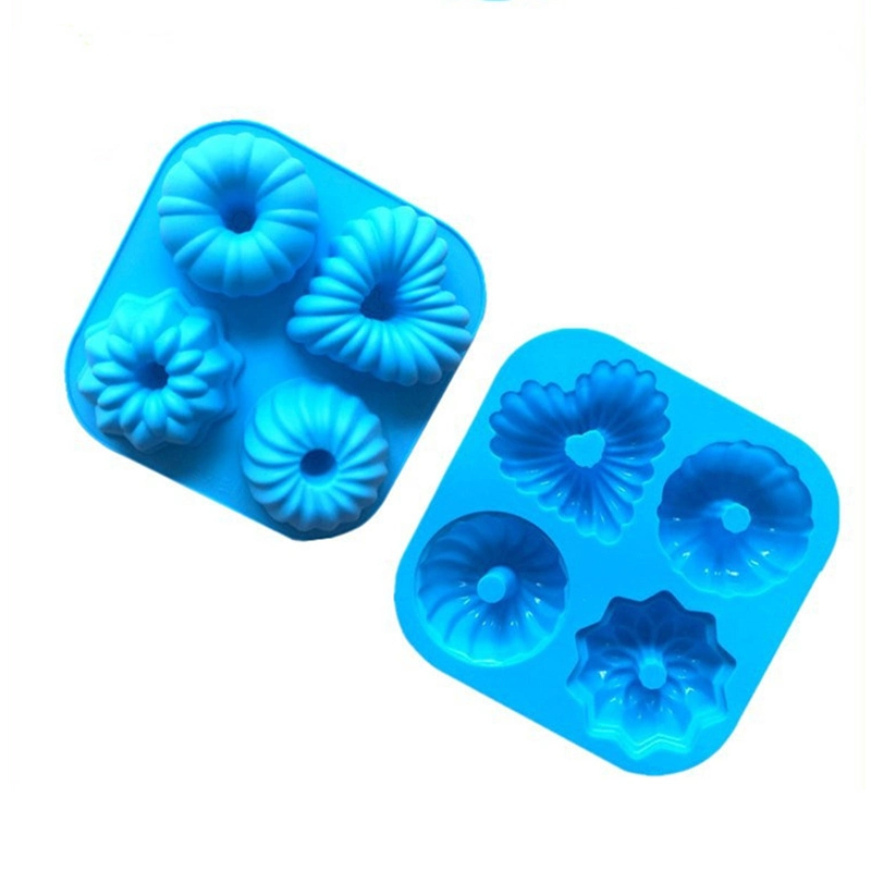 Factory Supply Silicone Cookies Mold New Lovely Design Silicone Cookie Mould Cake Fondant Chocolate Mould Baking Tray