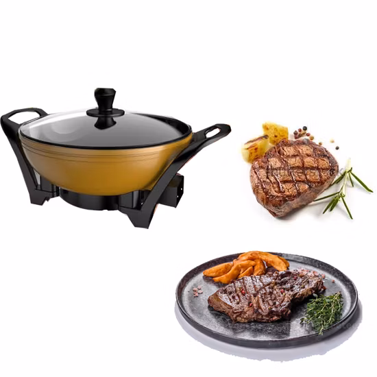 Parrilla de barbacoa coreana, plancha eléctrica para queso para interiores, parrilla eléctrica, electrodomésticos de cocina, parrilla de mesa, sartén con tapa de vidrio