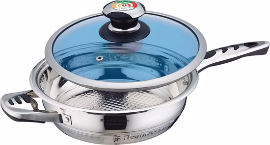 Sartén para saltear y utensilios de cocina de mármol 28 cm no